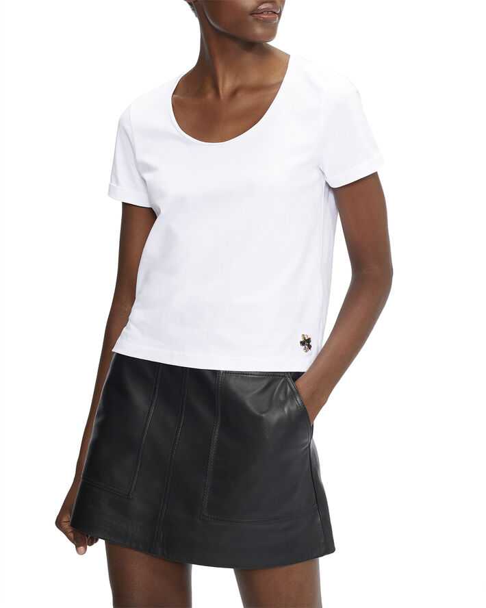 Ted Baker MIARNA neck easy fit tee White