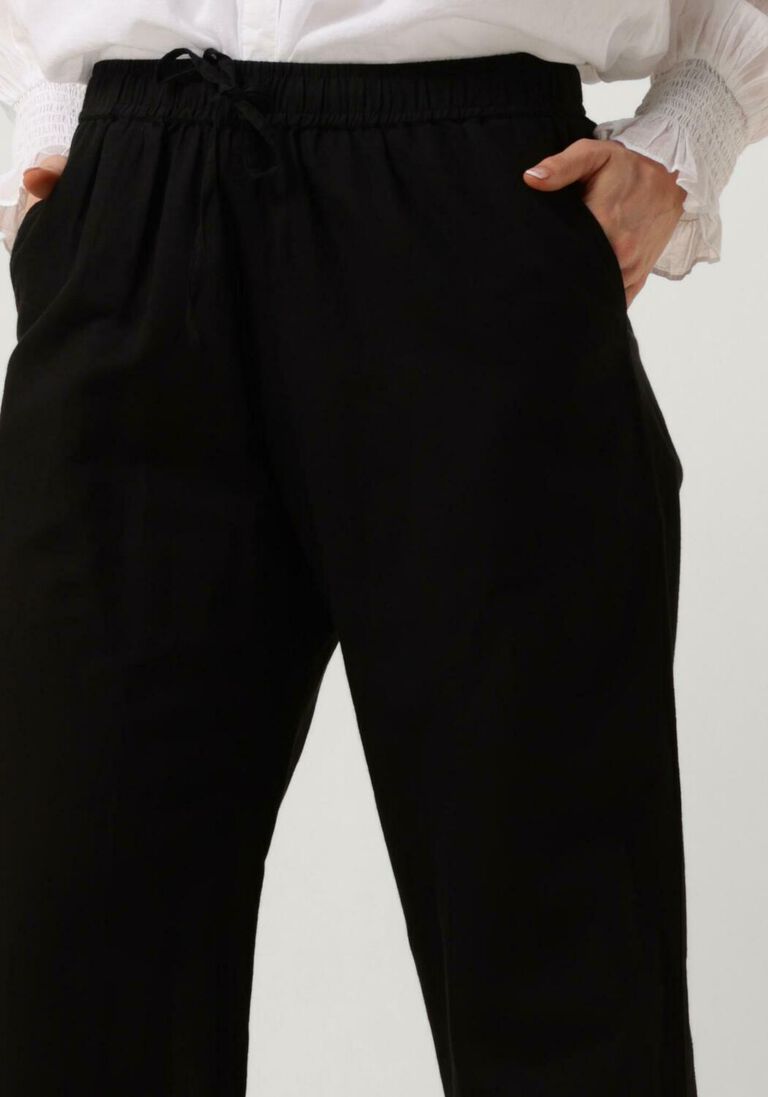 NEO NOIR zwarte neo noir wijde broek sonar linen pants