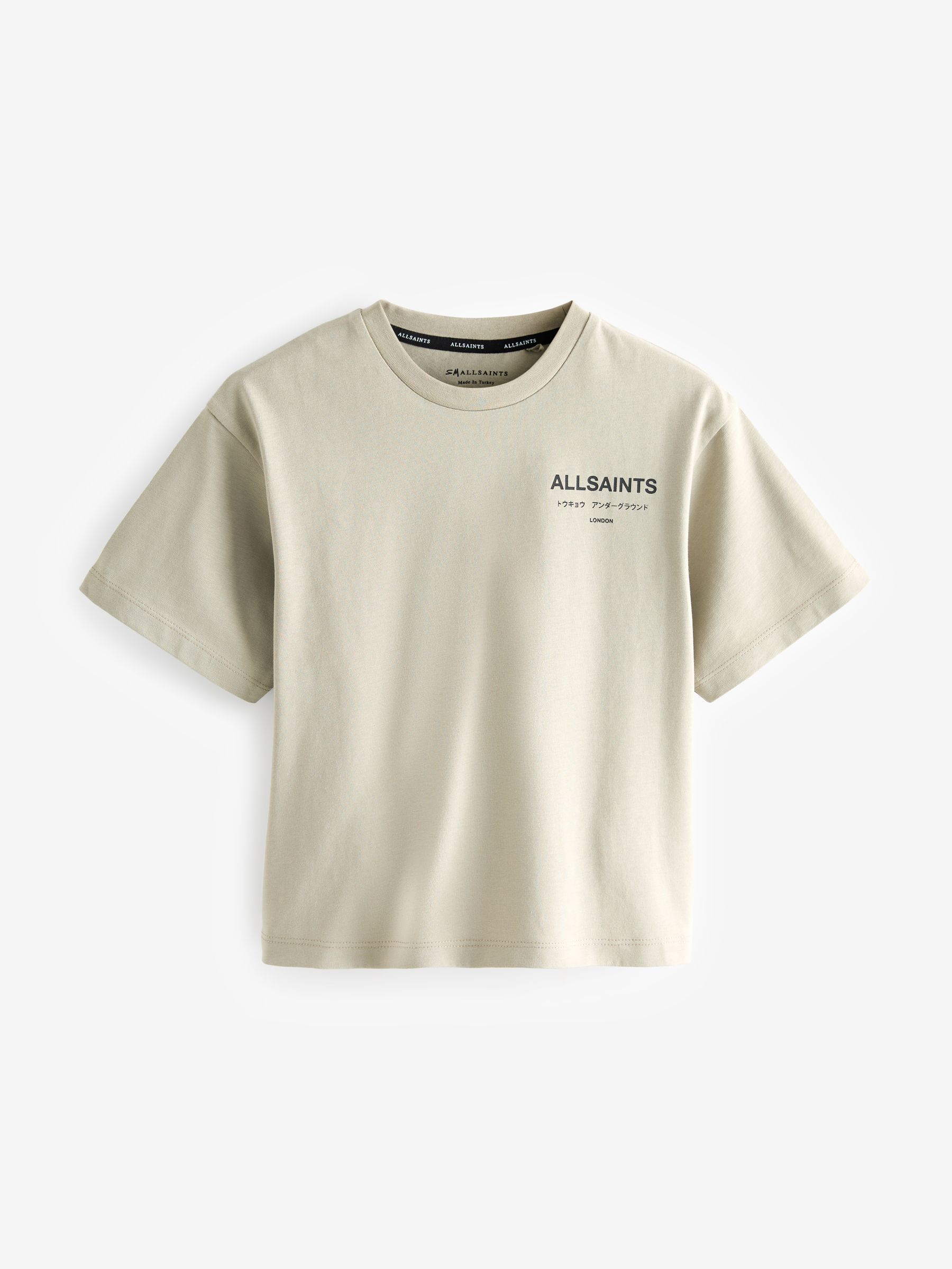 Pastelgeel - smALLSAINTS Oversized Underground Crew Cotton T-Shirt