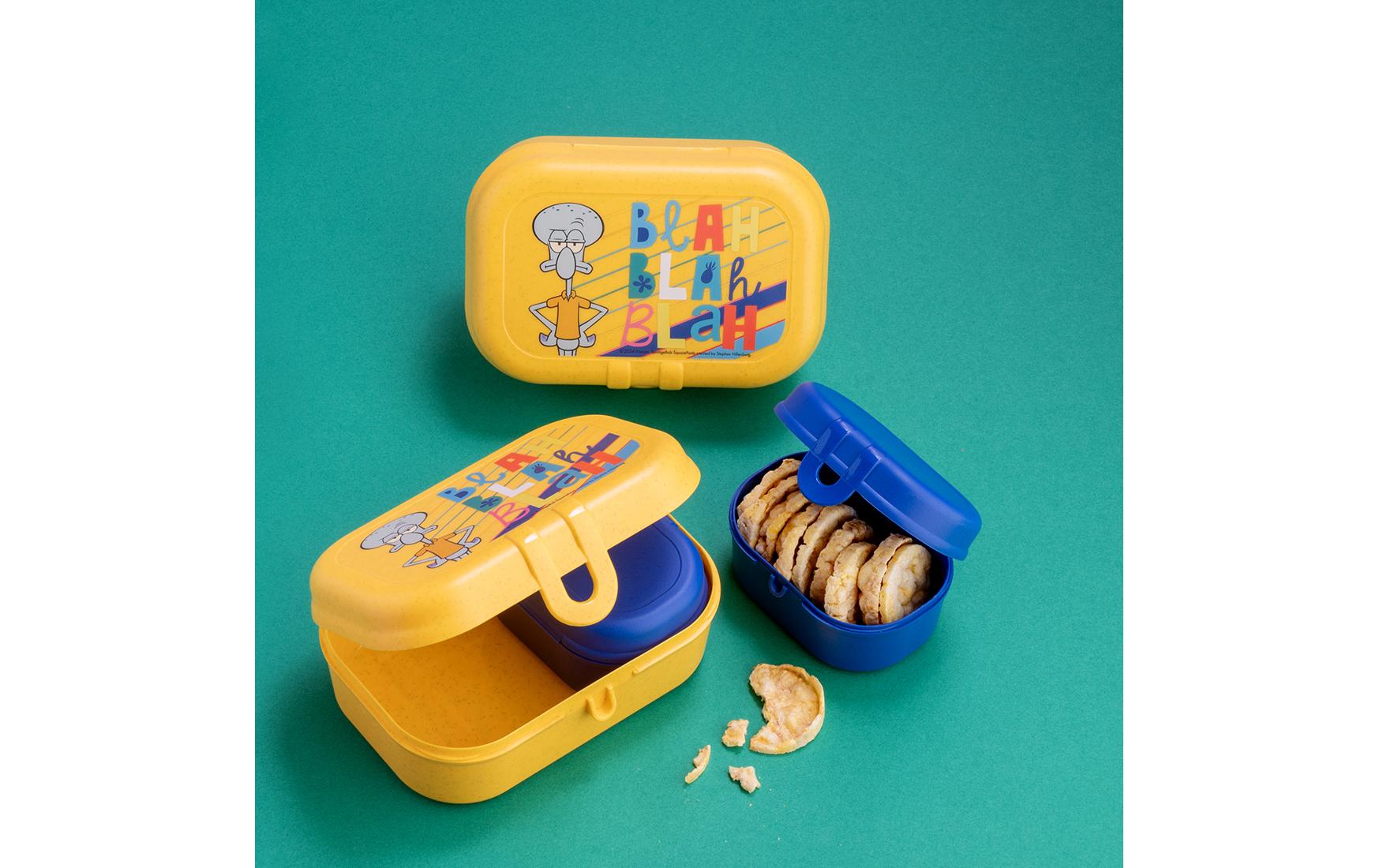 Lunchbox PATRICK honey yellow, 3er SetKinder-Brotdosenset