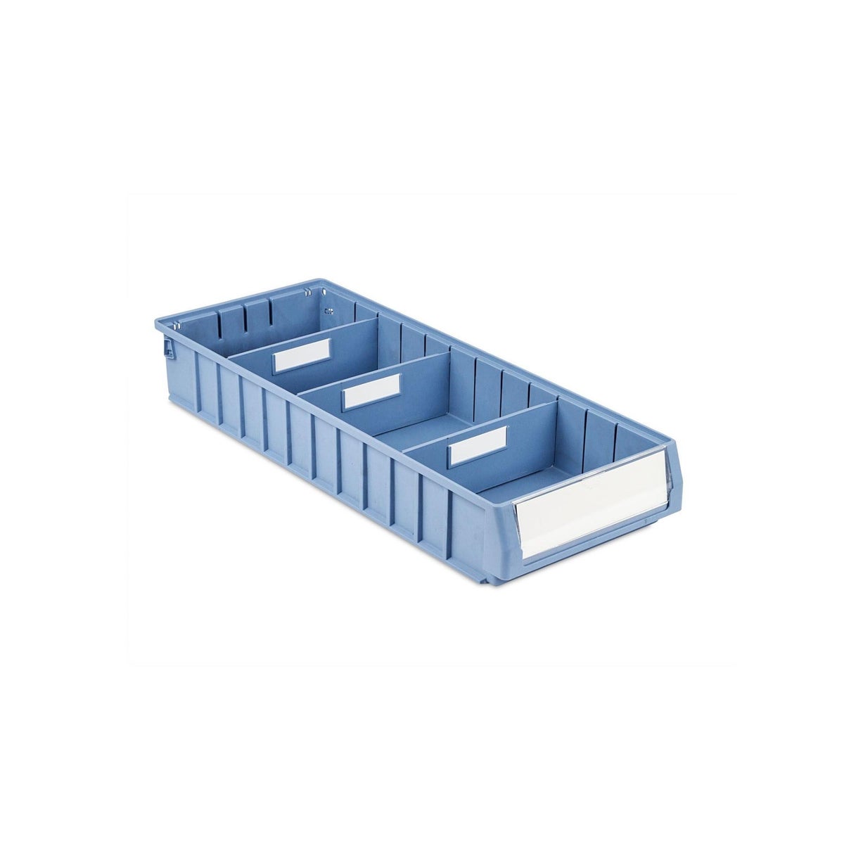 PROREGAL Plankdoos 600 BN Met etiket en beschermhoes HxBxD 9 x 23,4 x 60 cm Opbergdoos 9,4 liter Assortimentsdoos Kleine onderdelendoos