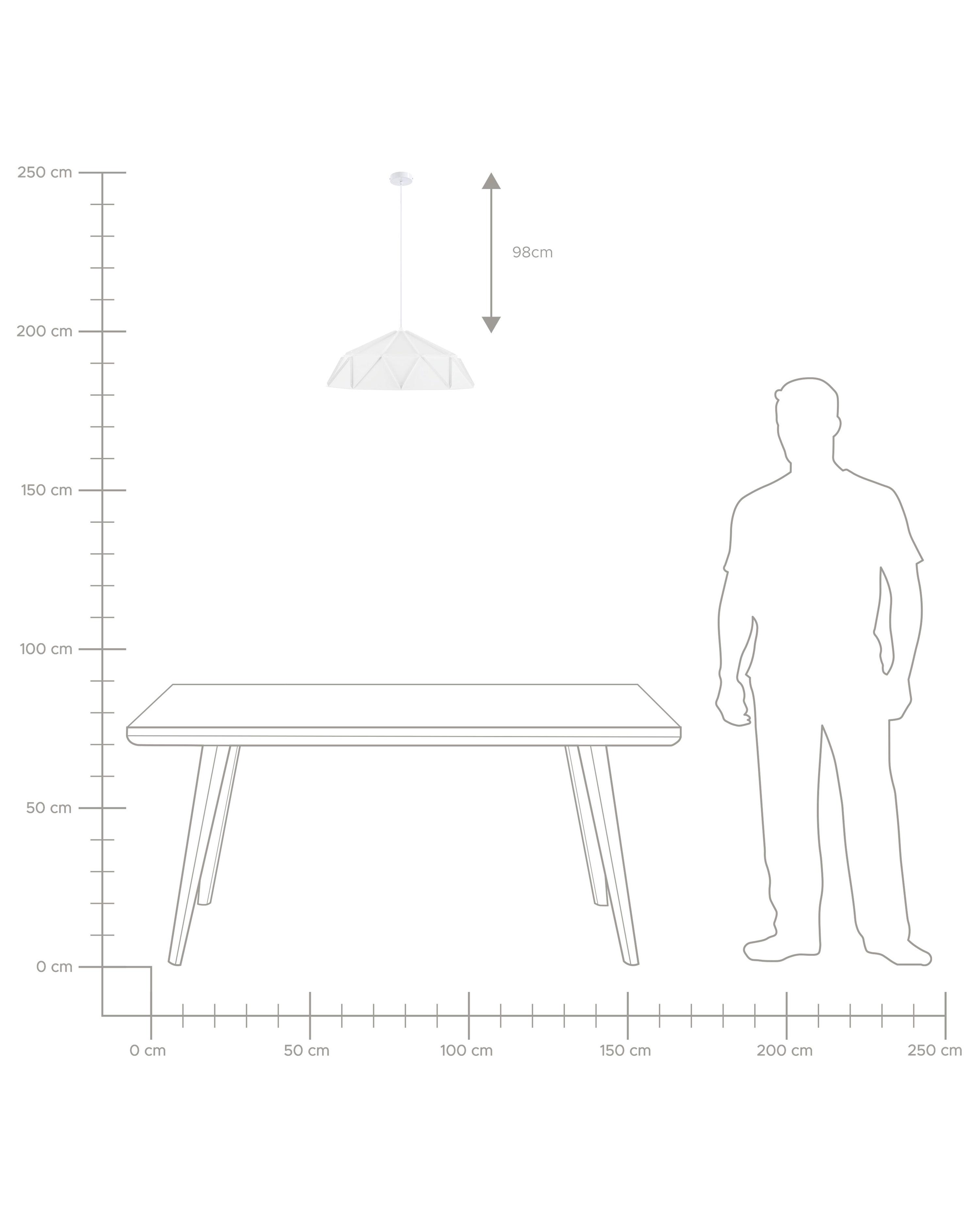 Hanglamp SENIA Metaal Wit