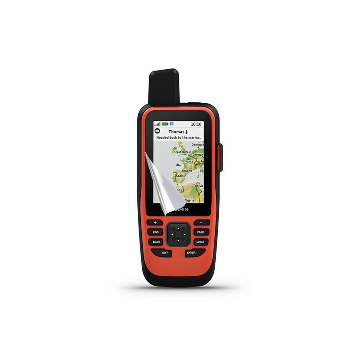 2-Pak Skjermbeskytter PET film Garmin GPSMAP 86i