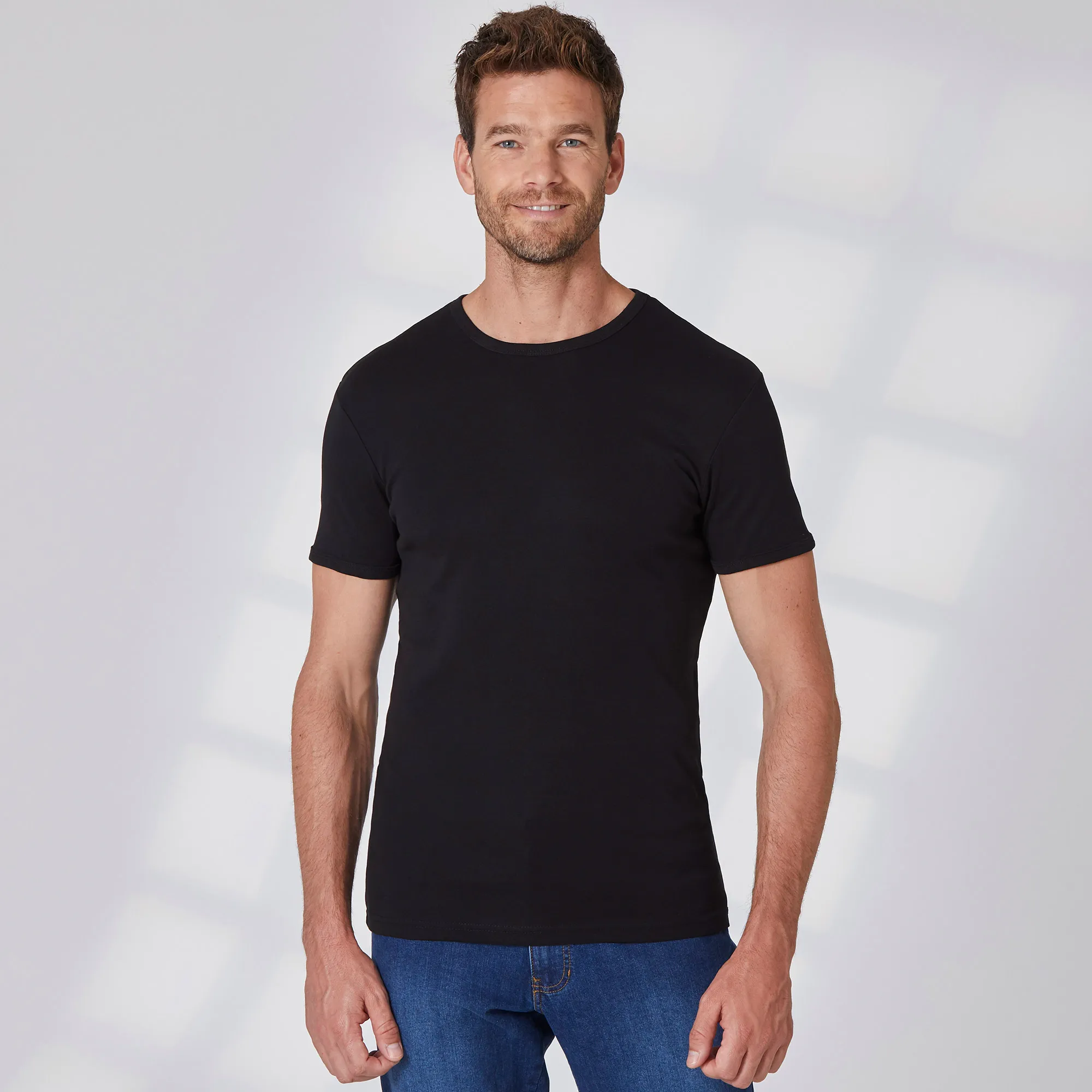 Herren-T-Shirt aus reiner Baumwolle