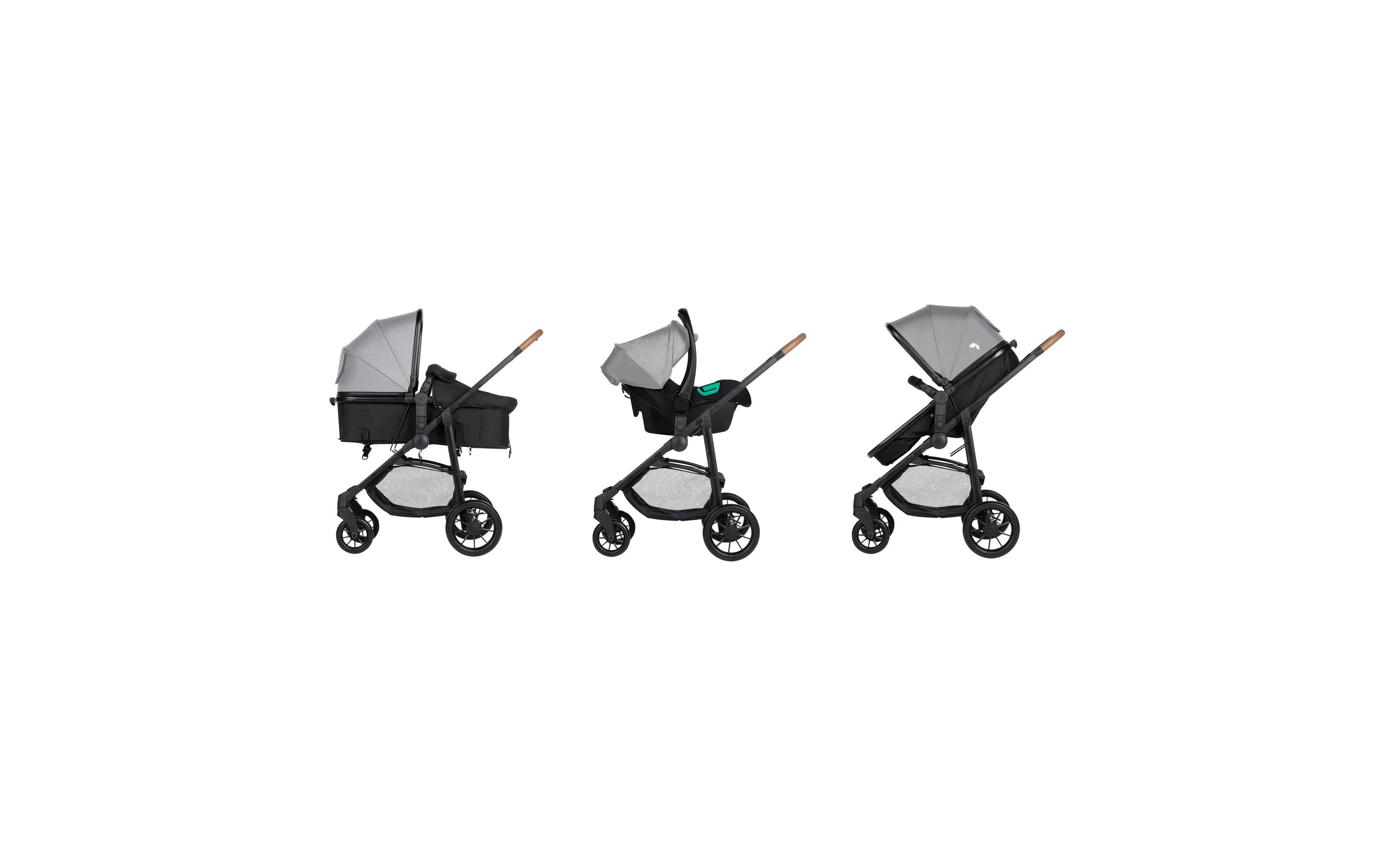 Kinderwagenset Haze Trio Tinted Gray<br>Komfort Buggy und Travelsystem