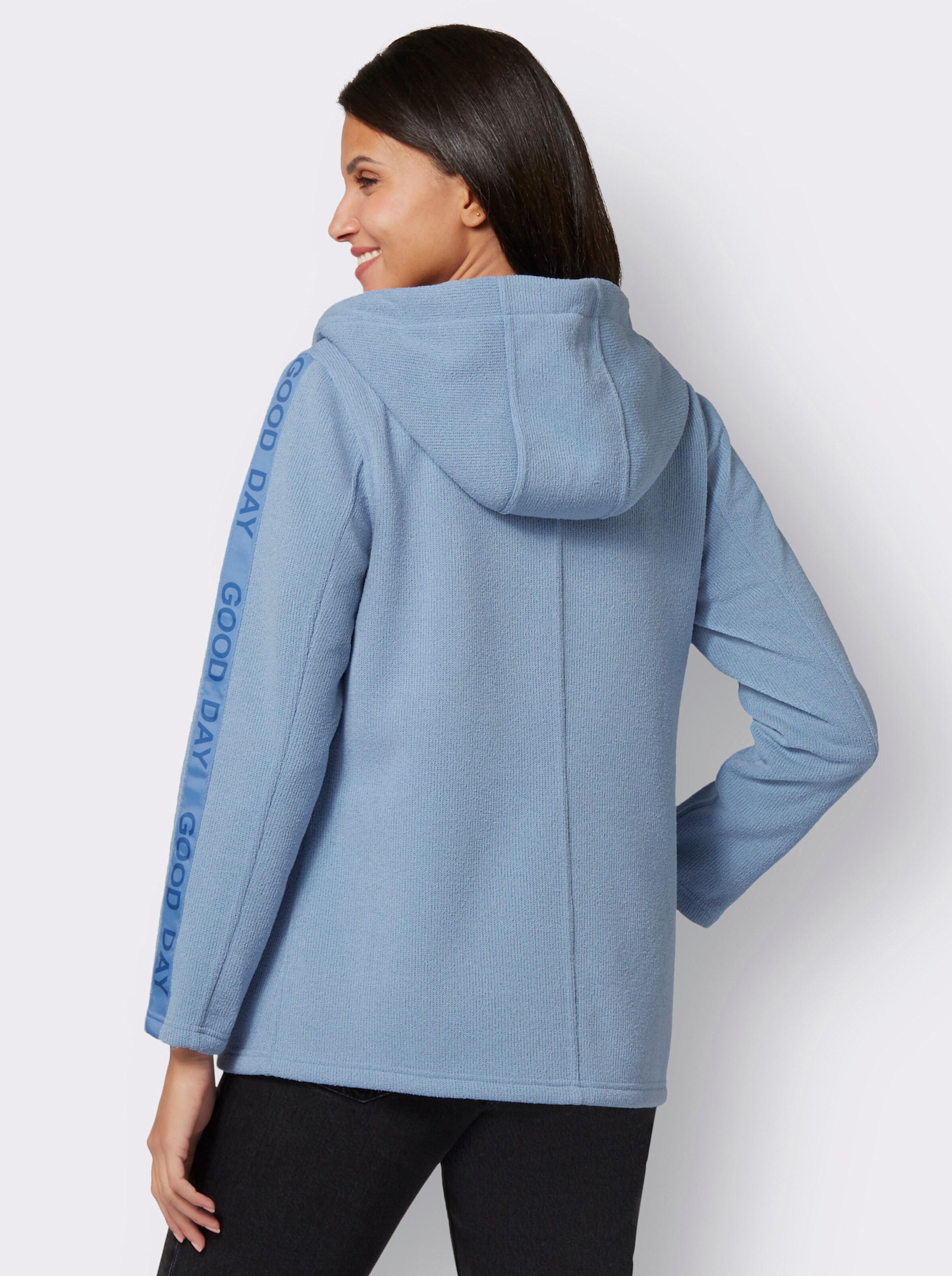 Strickfleecejacke für den Winter