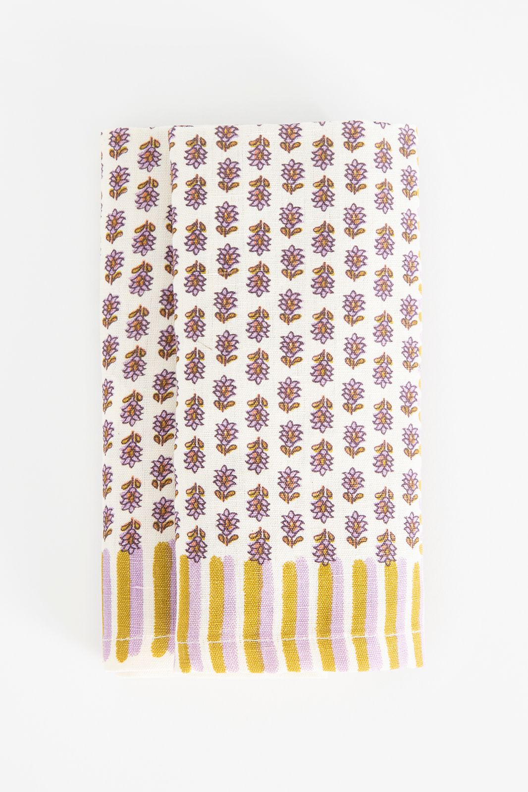 Set van 2 servetten met multicolor print