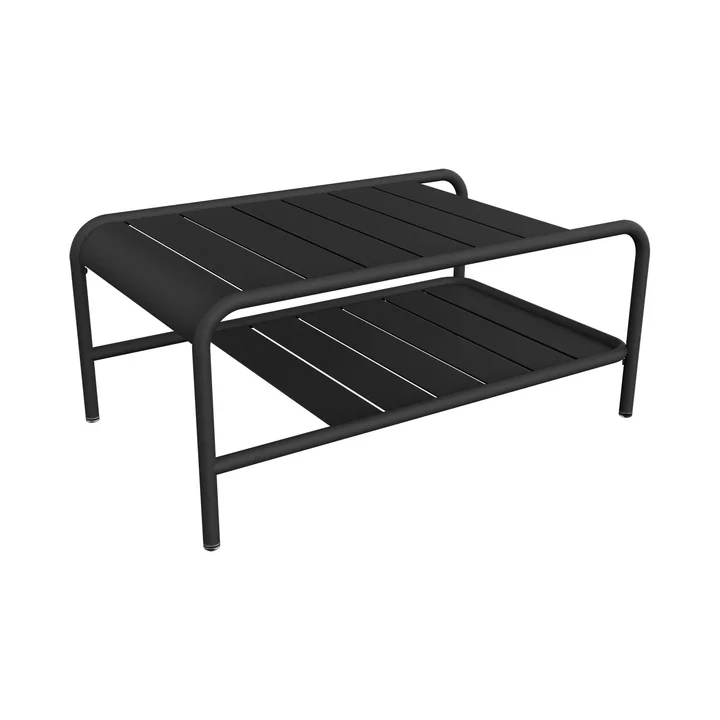 Fermob - Luxembourg niedriger Tisch, 90 x 55 cm, anthrazit