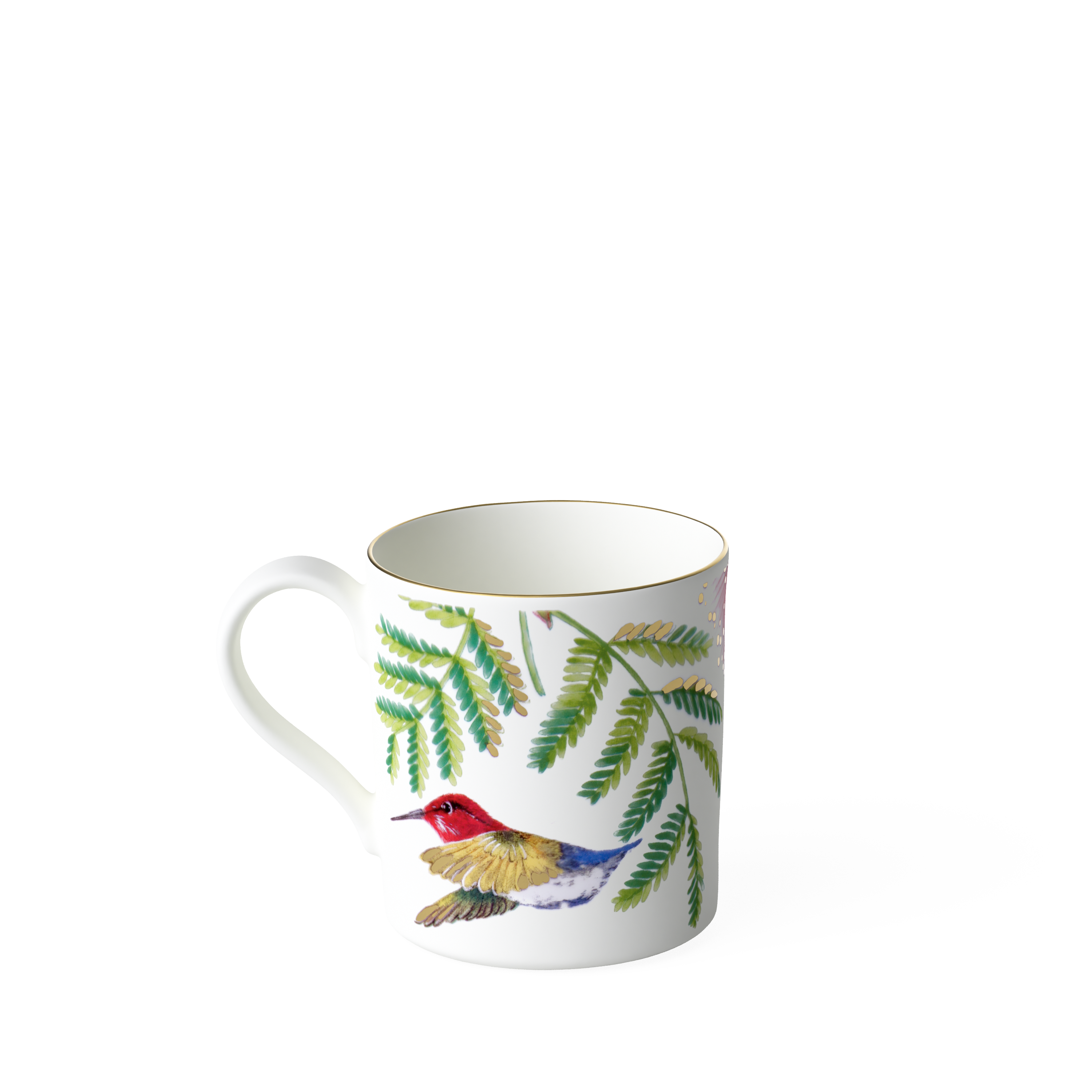Amazonia Coffee cup Multi-colored, 5.8 oz, Premium Bone Porcelain