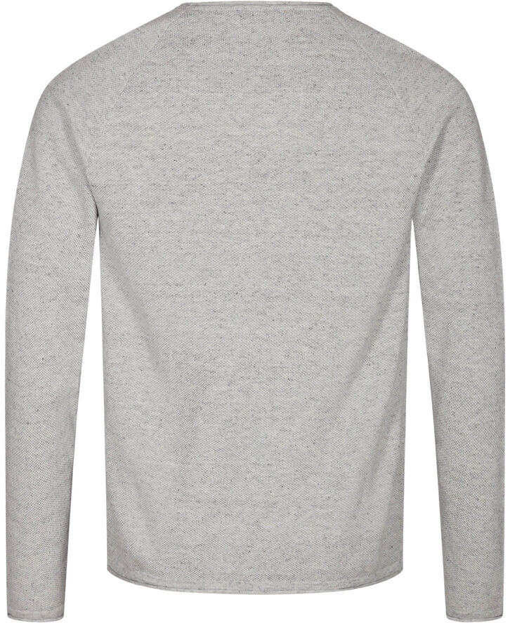 Jack & Jones JJEHILL KNIT CREW NECK NOOS Grå