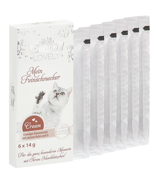 Dehner Premium Lovely Katzensnack Cream Mein