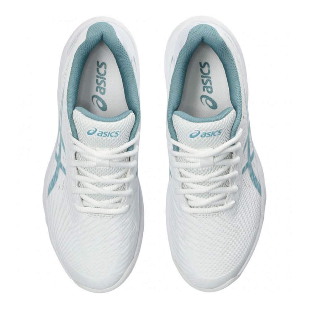 Asics GEL-GAME 9 CLAY/OC - Chaussures de tennis Femme white/gris blue