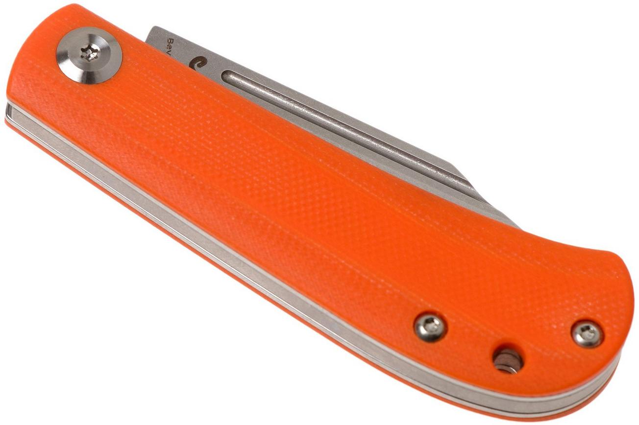 Kansept Bevy T2026S8 Orange G10 zakmes, Nick Swan design