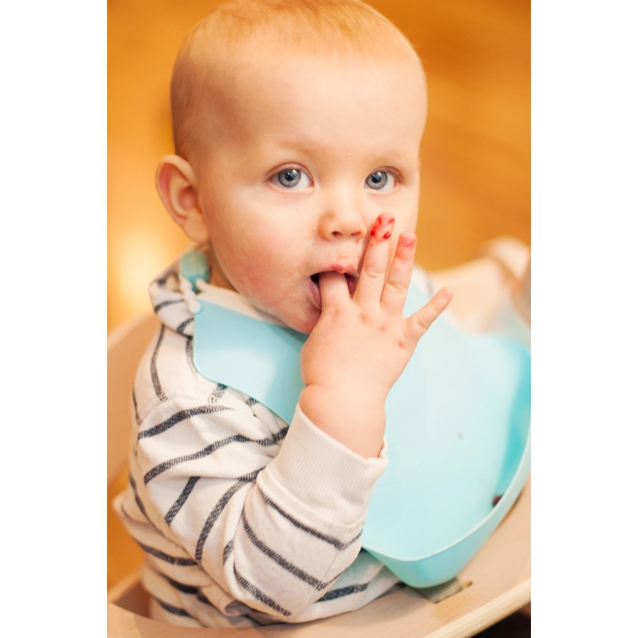 TWISTSHAKE Kinderlätzchen 2er-Pack 4+ Monate pastel blau  grün