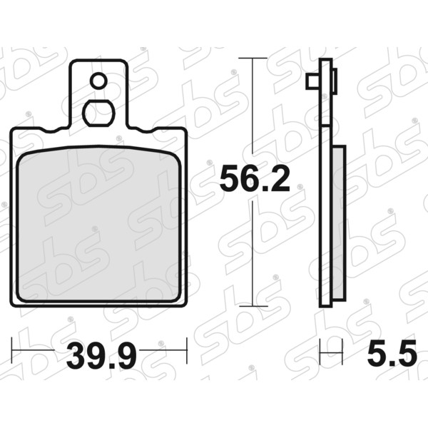 SBS - Plaquettes de frein 131 HF