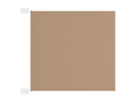 Auvent vertical Taupe 60x600 cm Tissu oxford