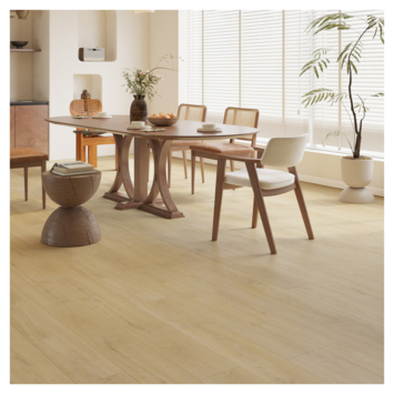 Kleurstaal PVC Click Basic Creme Bruin