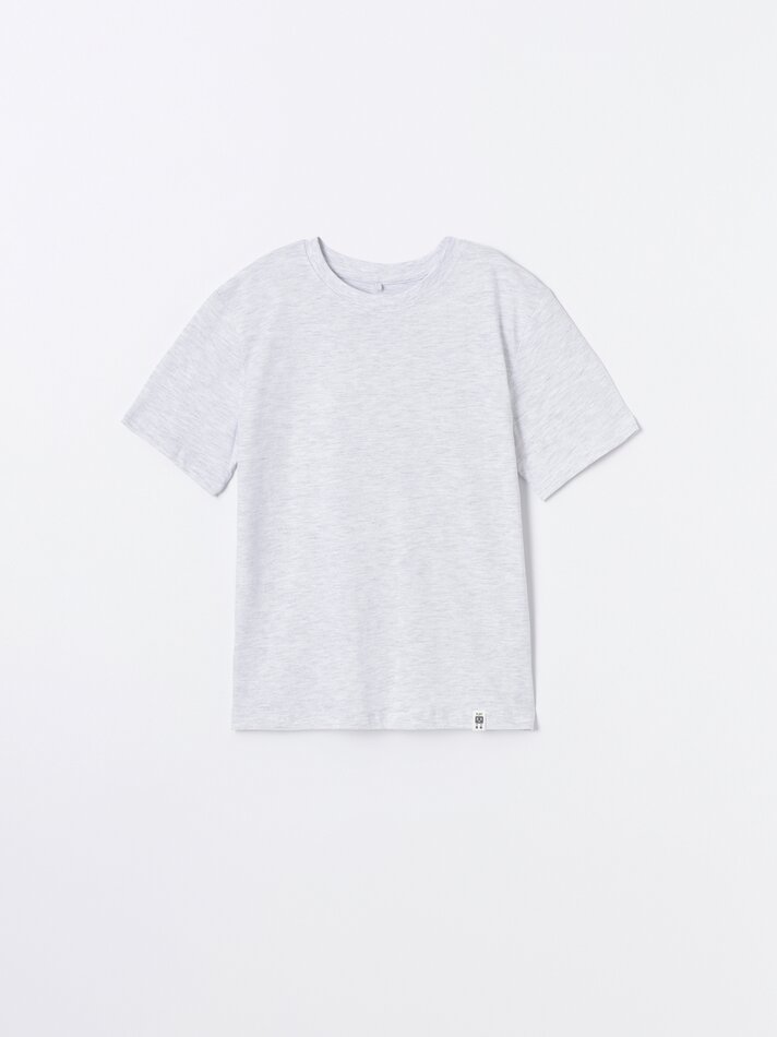 Pacote com 4 camisetas lisas de manga curta - Terracota