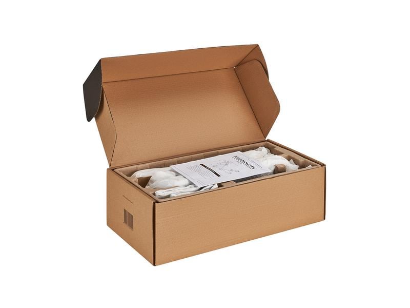 NEOMOUNTS Tischhalterung DS70S-950WH2 bis 18 kg – Weiss Vollbewegliche Tischhalterung für zwei 17-35