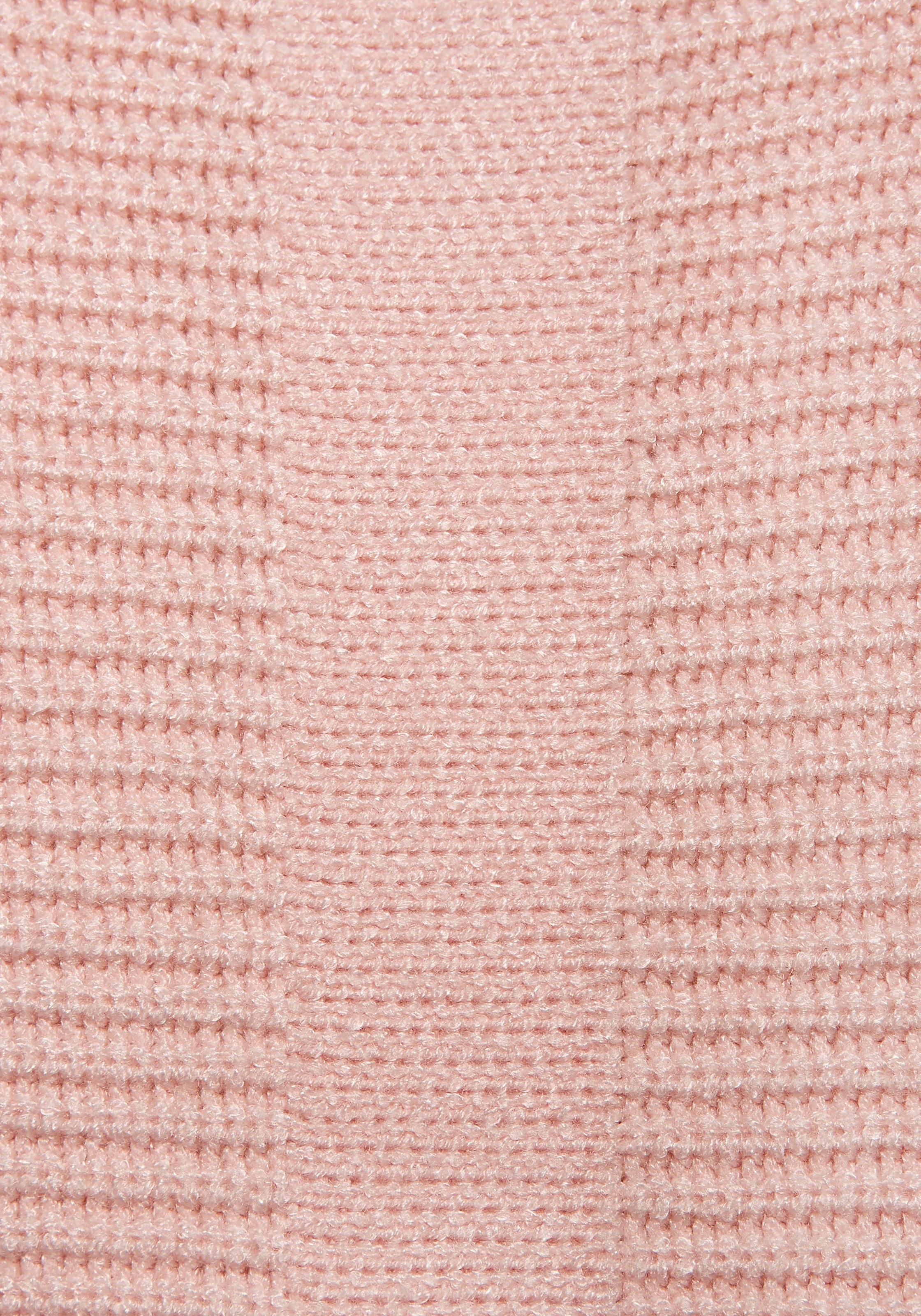 LASCANA Rundhalspullover mit Zierknöpfen hinten, lockerer Strickpullover