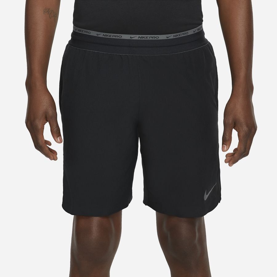 Nike Pro Short Running Dri-FIT Flex - Noir/Gris