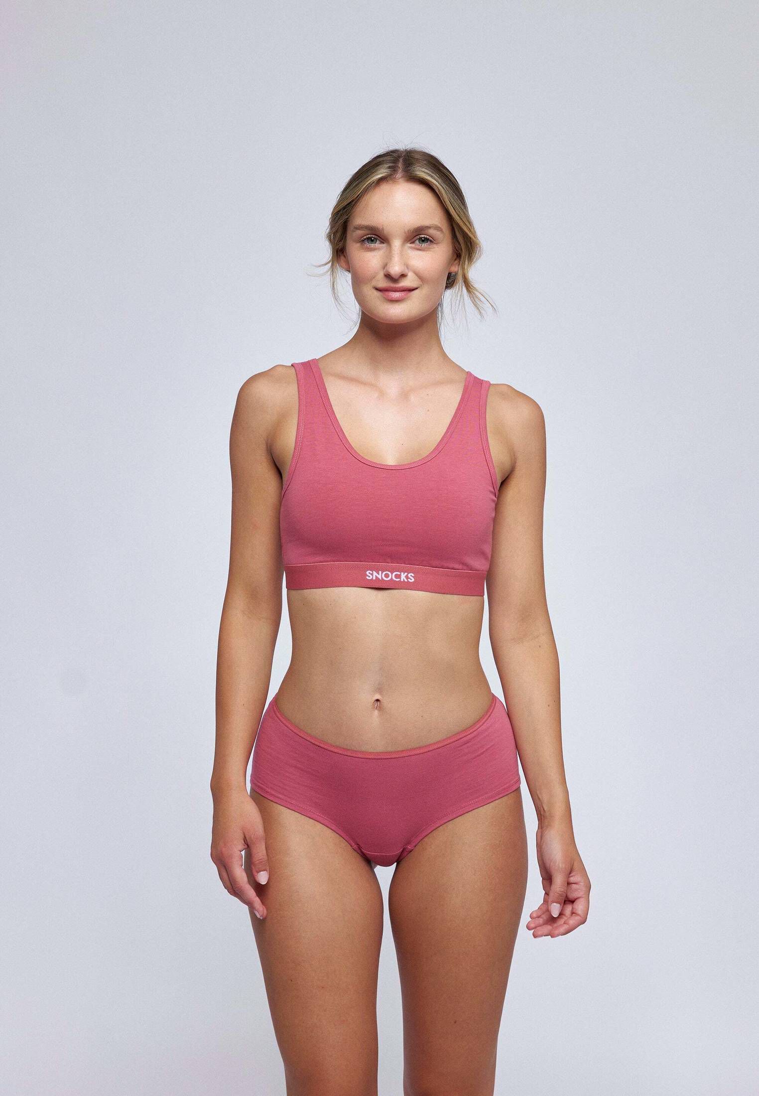 SNOCKS| Damen Soft BH aus Bio-Baumwolle