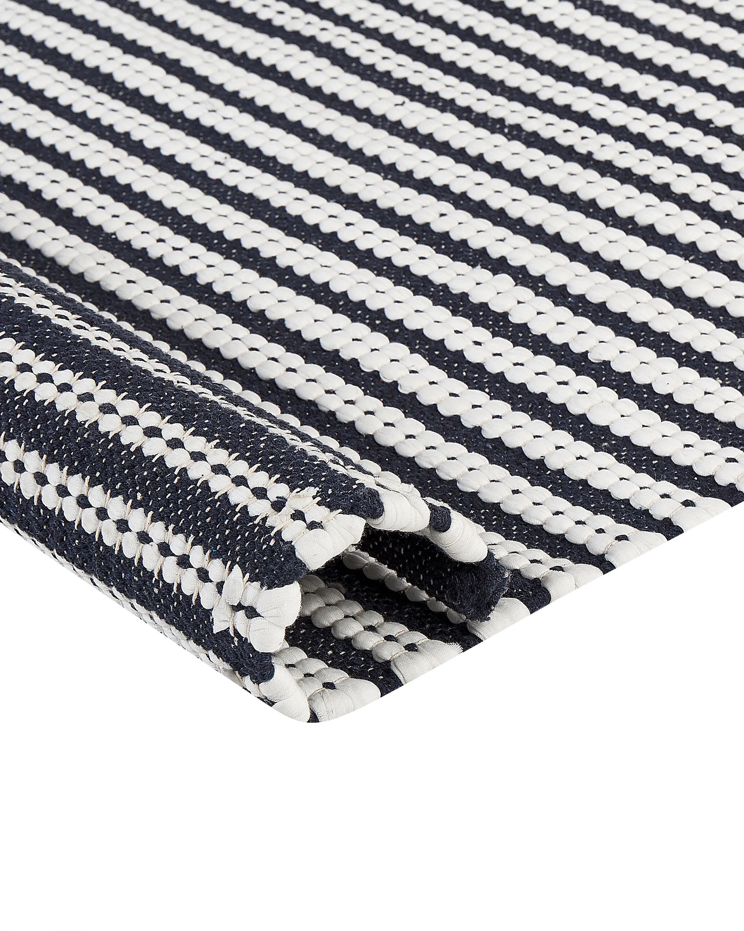 Vloerkleed SOFULU Marineblauw 80 x 150 cm Katoen