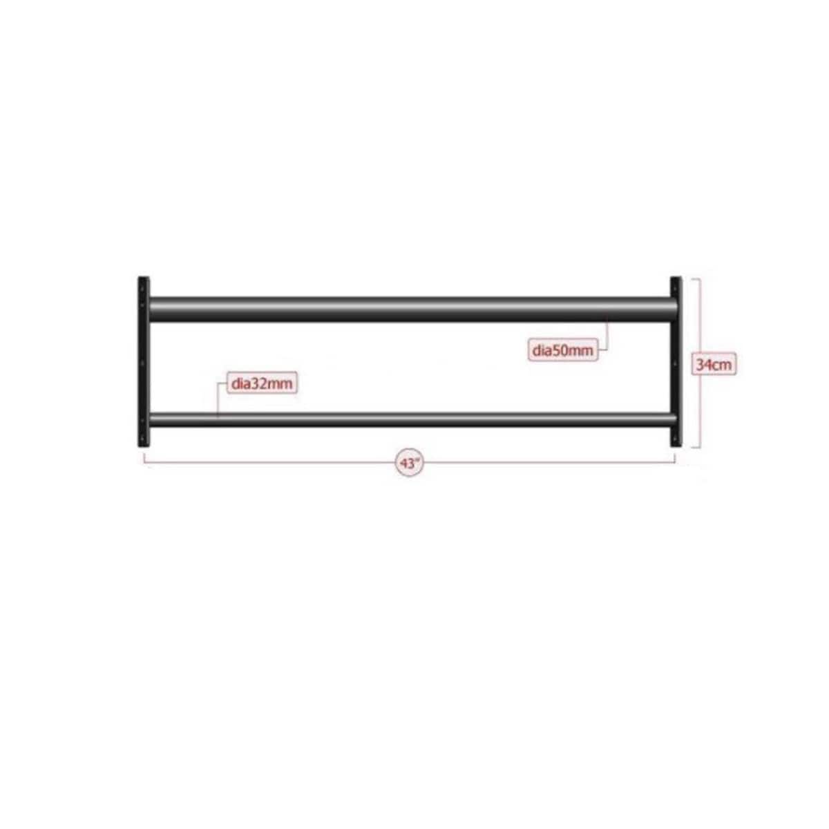 Master Fitness Master Chin Up Bar Short Double