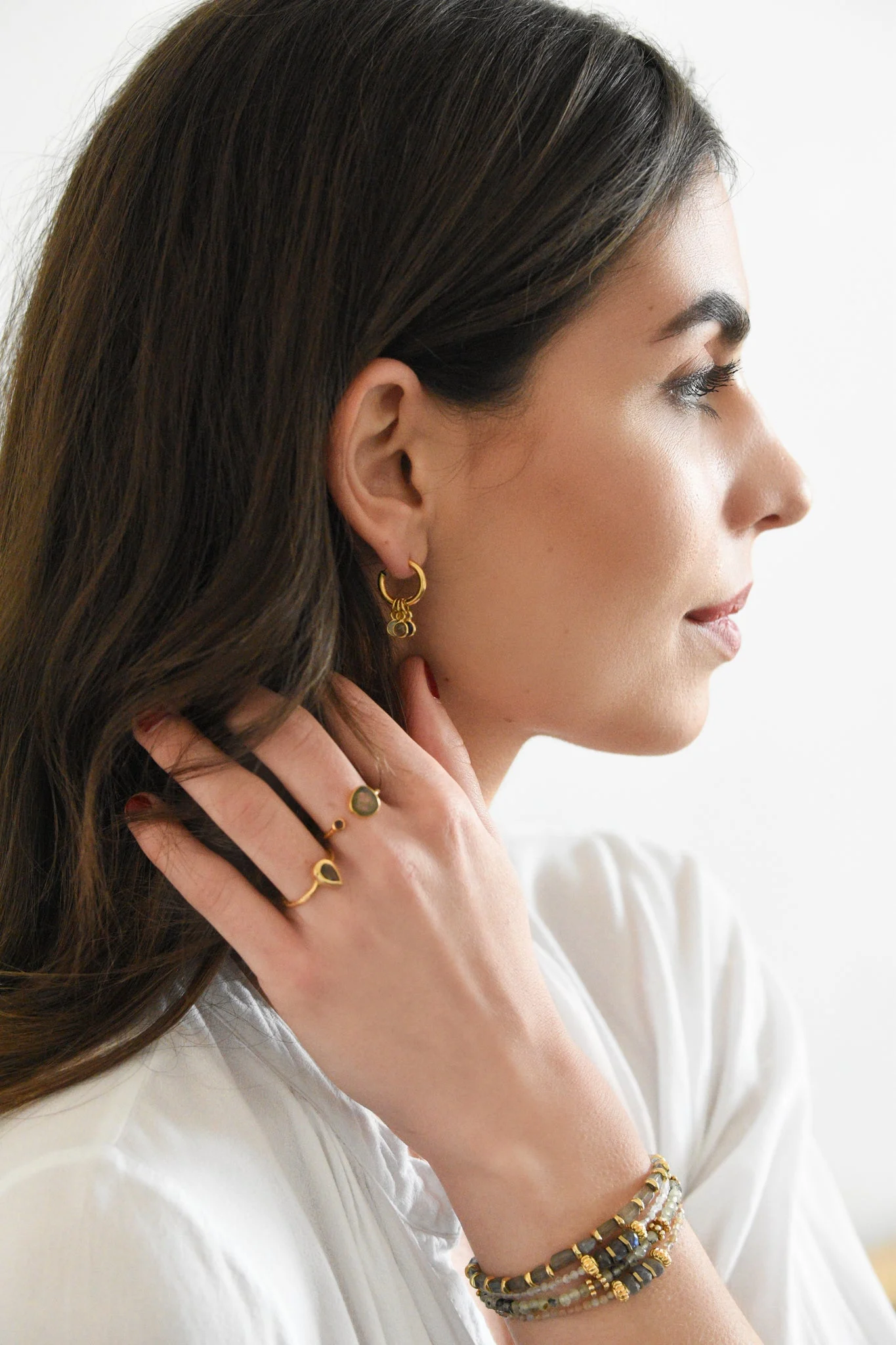 ILA - Boucles d'oreilles | Bleu