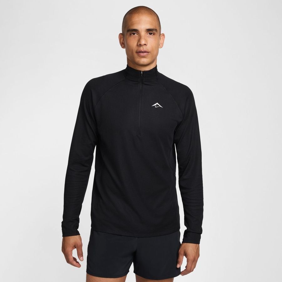 Nike Haut Running Dri-FIT Trail Midlayer HZ - Noir/Blanc