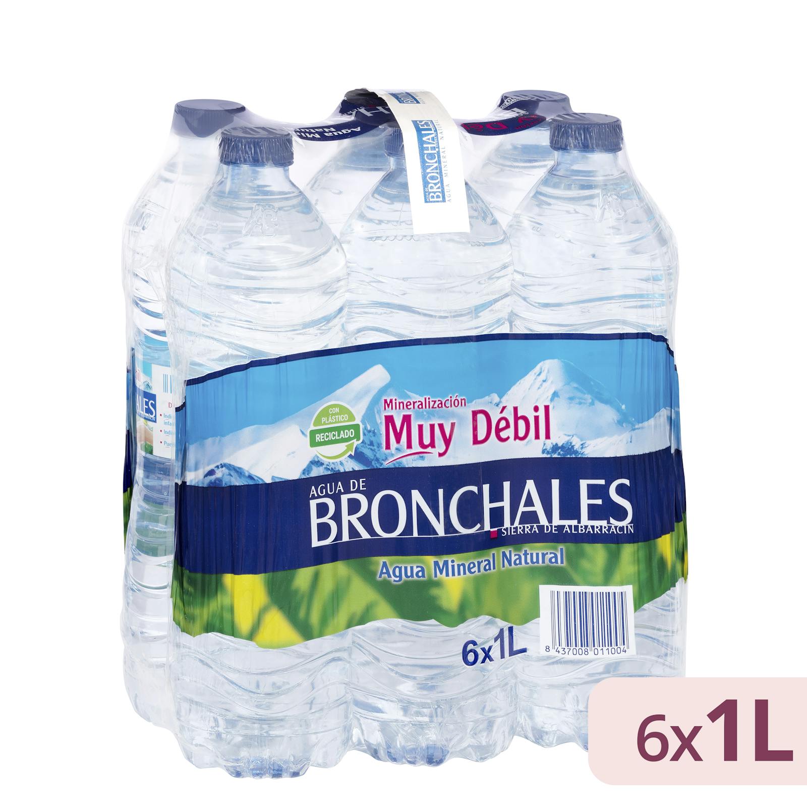 Eau minérale moyenne Bronchales
