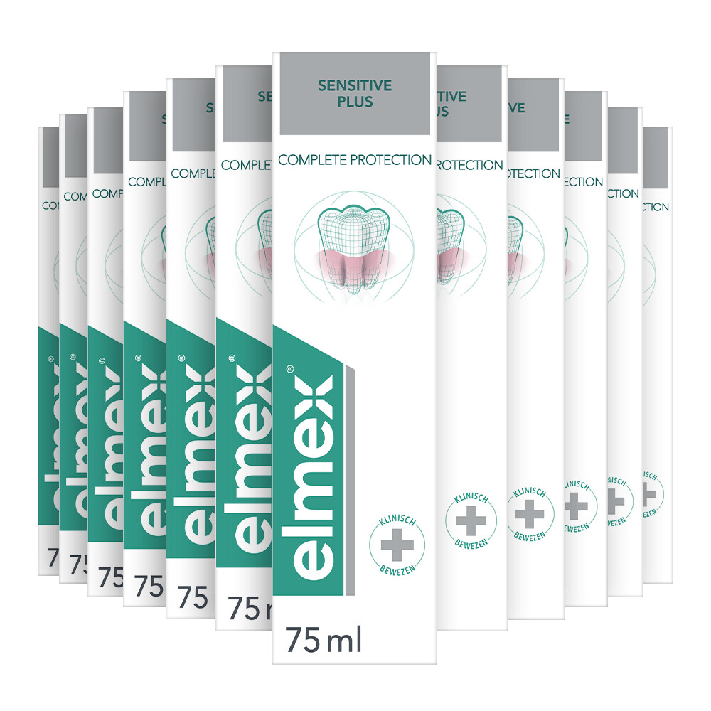 12x Elmex Tandpasta Sensitive Plus75 ml