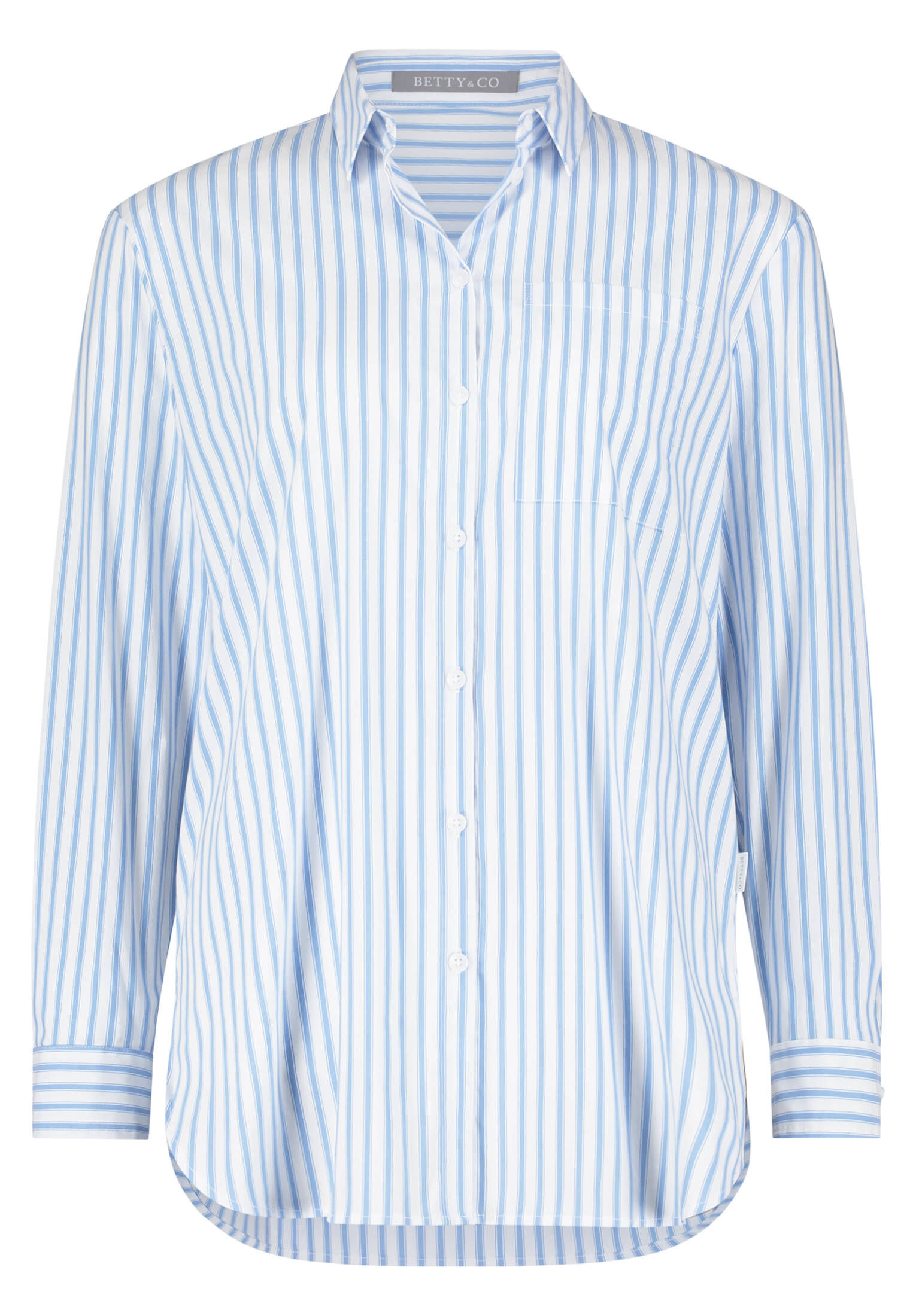 Betty & Co| Damen Longbluse mit Streifen