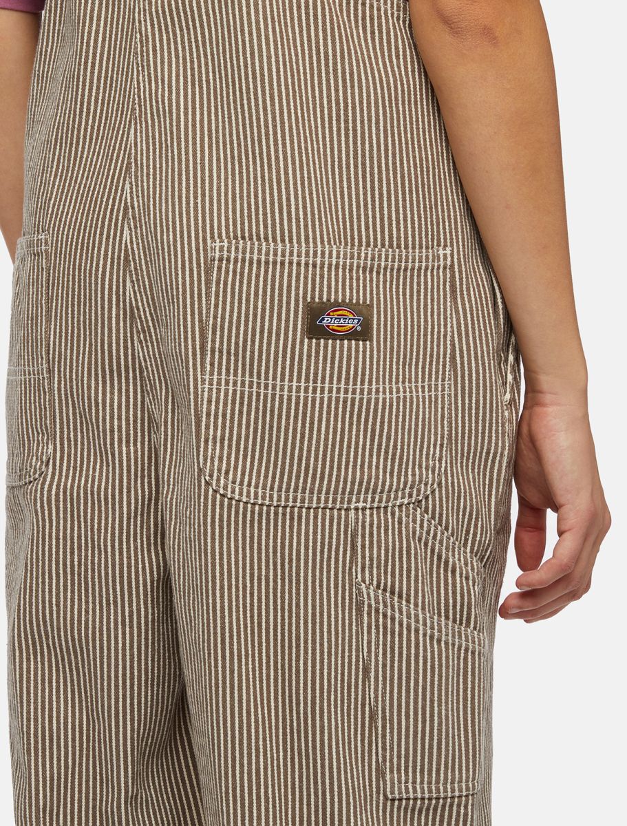 Dickies Dickies Classic Hickory Bib Women Mushroom