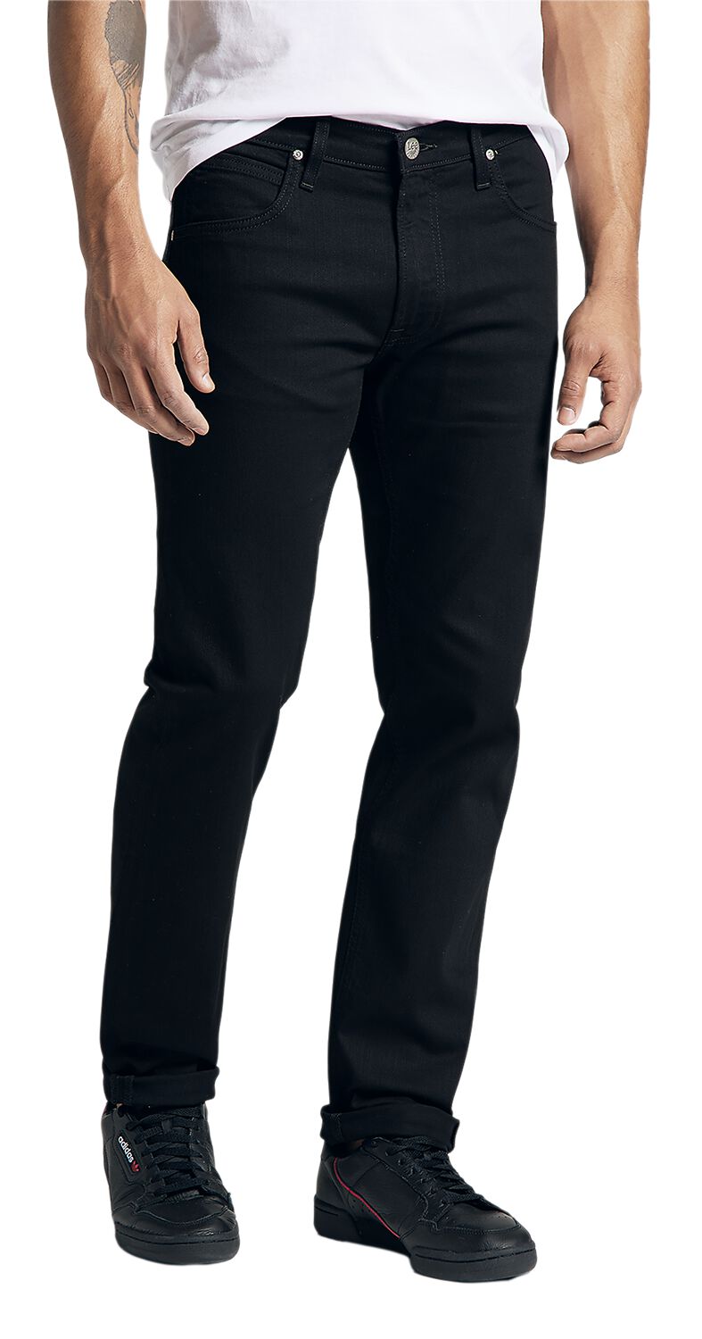 Daren Zip Fly Regular Straight Fit Noir Uni | Lee Jeans Jean