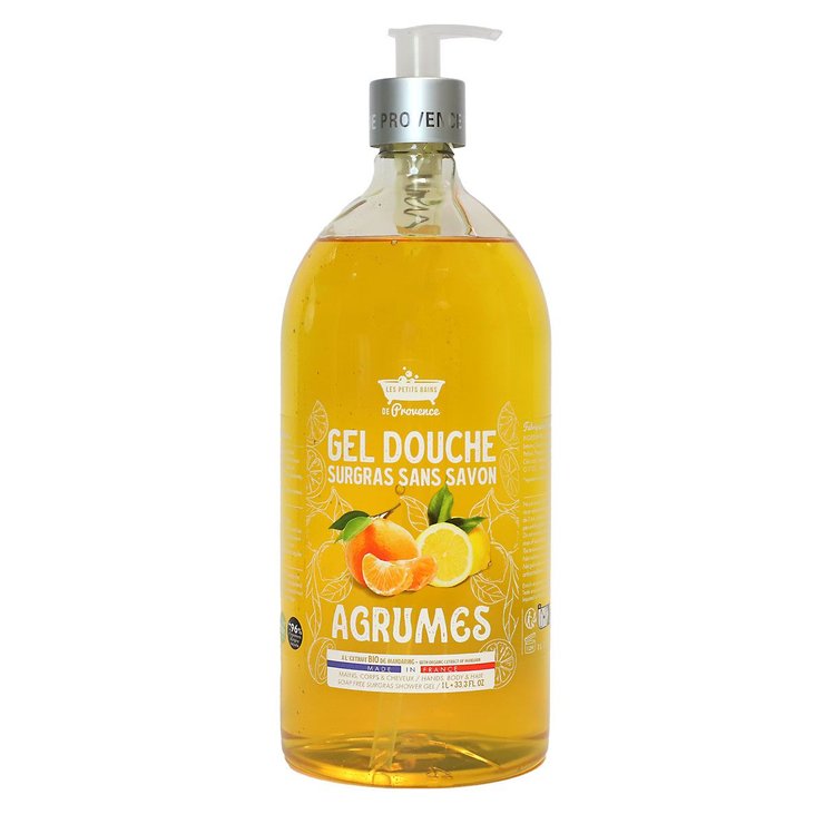 Gel douche surgras 1L Agrumes
