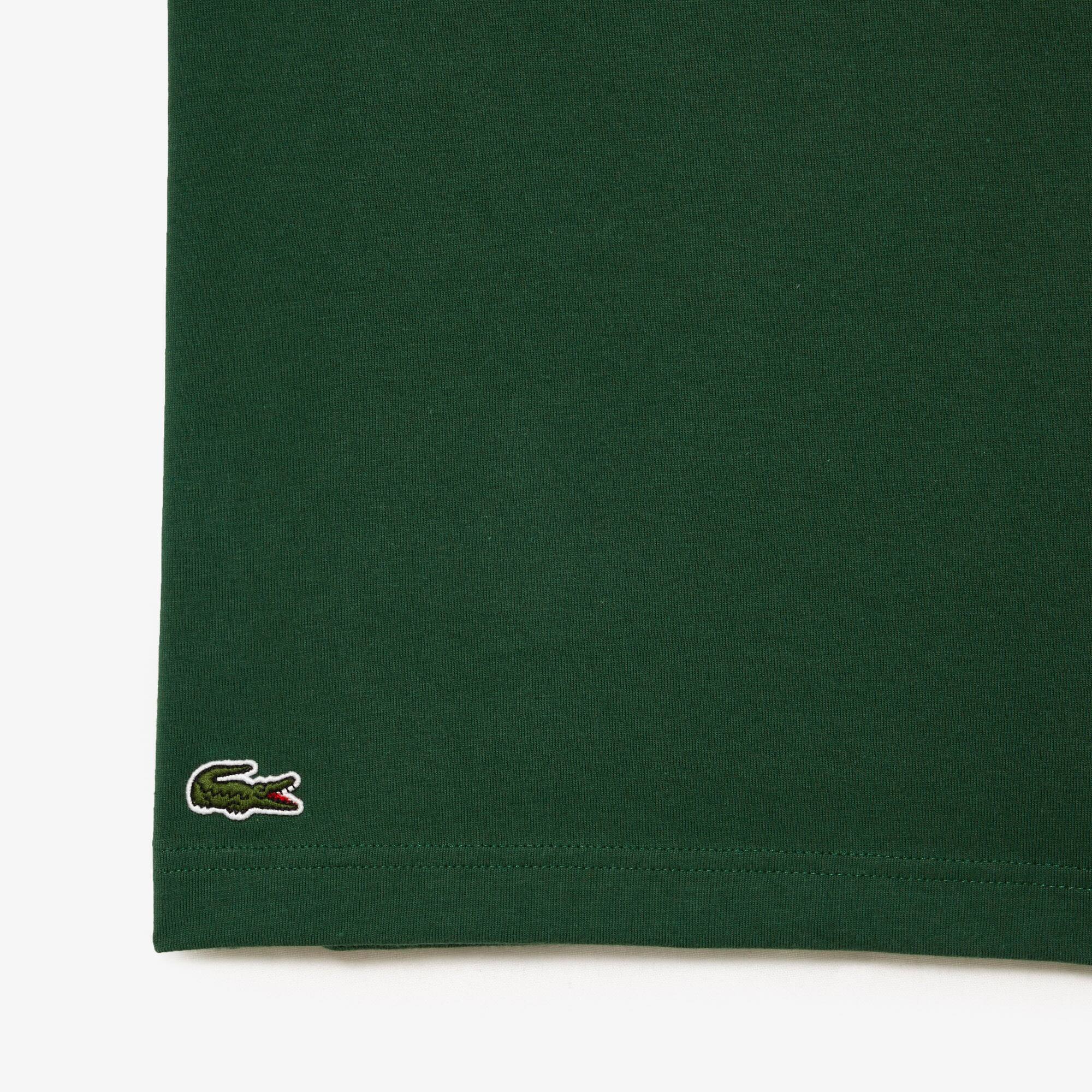 T-shirt homme Lacoste Sport Édition Roland Garros en jersey épais T-Shirts - Vert - Lacoste - Homme