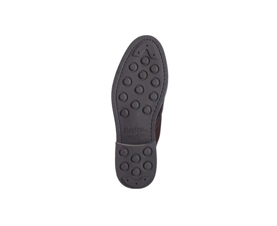 Boots cuir homme Chocolat grainé - ATWORTH GOMME CITY