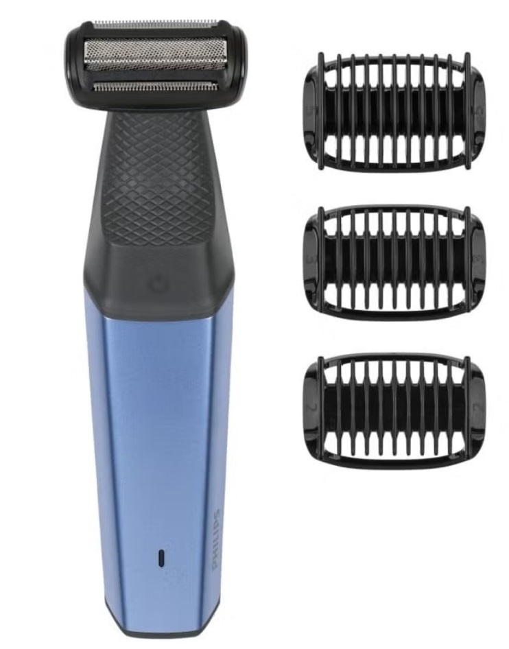 PHILIPS Bodygroom Series 3000 Trimmaufsatz blau/schwarz 3 Stk