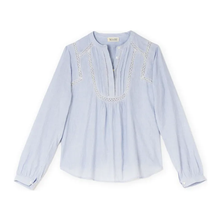 M.A.B.E. Blouse Adley | Bleu Clair