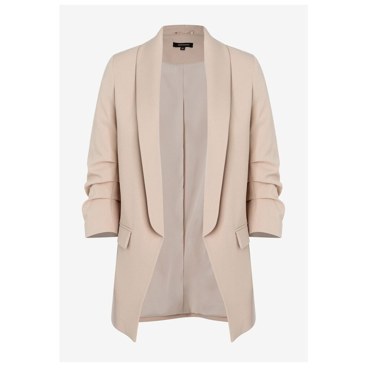 More & More PES-Crepe Blazer w Draped Slee
