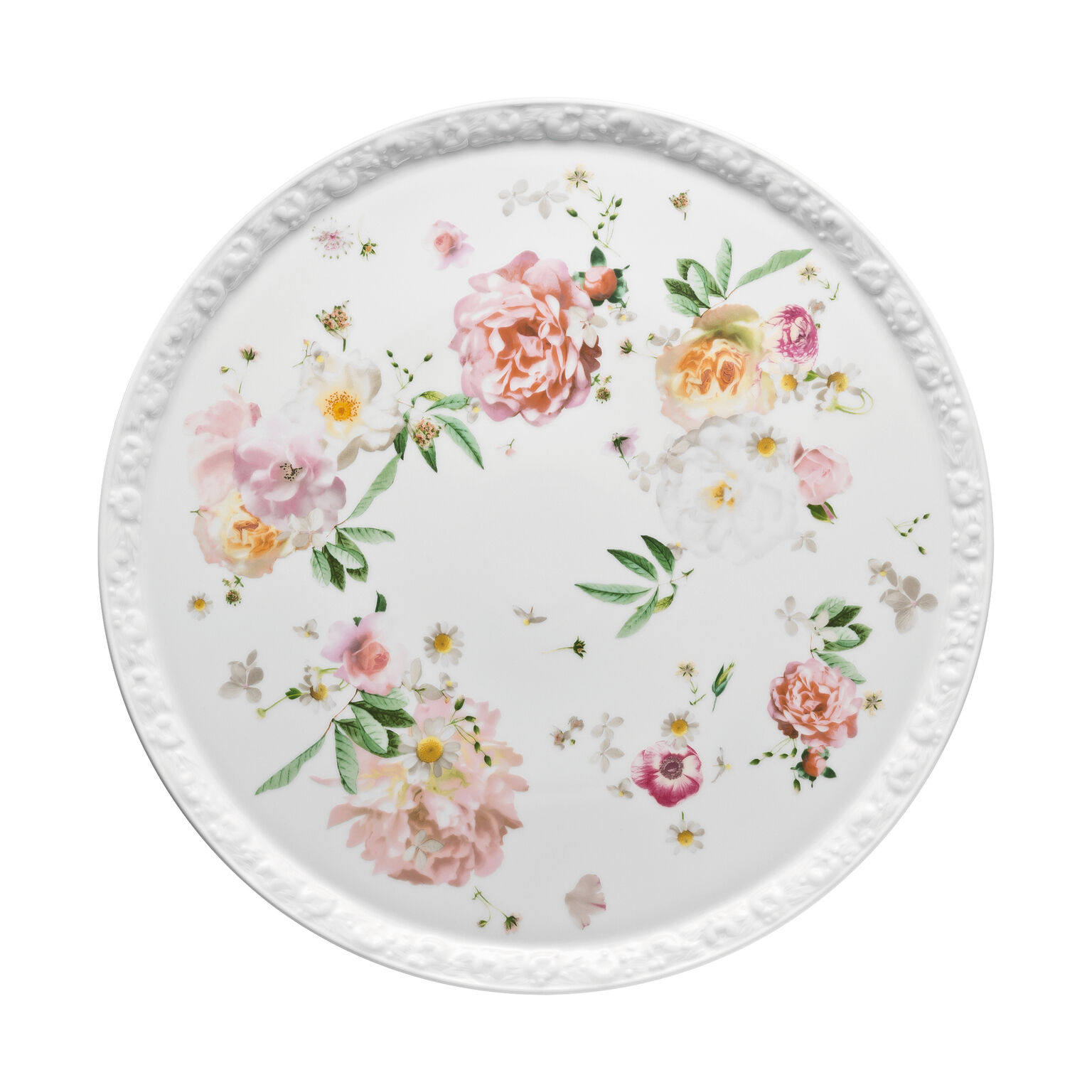 Maria Pink Rose Tortenplatte