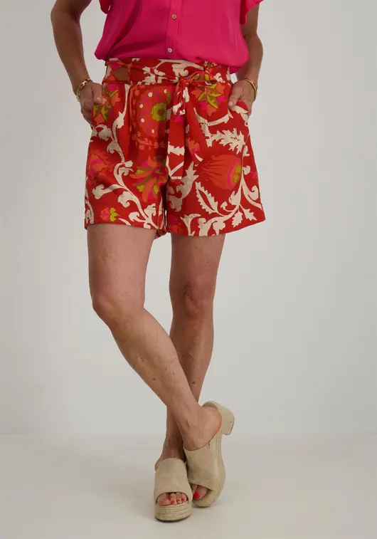 Geisha Korte broek met print 41410-20
