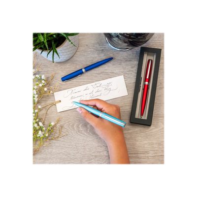 Online Eleganza - Stylo à bille - turquoise satin