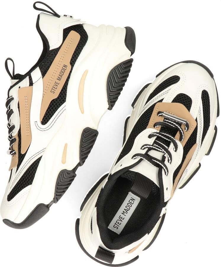 STEVE MADDEN Possession-E tan Zwart Kunststof Lage sneakers Dames