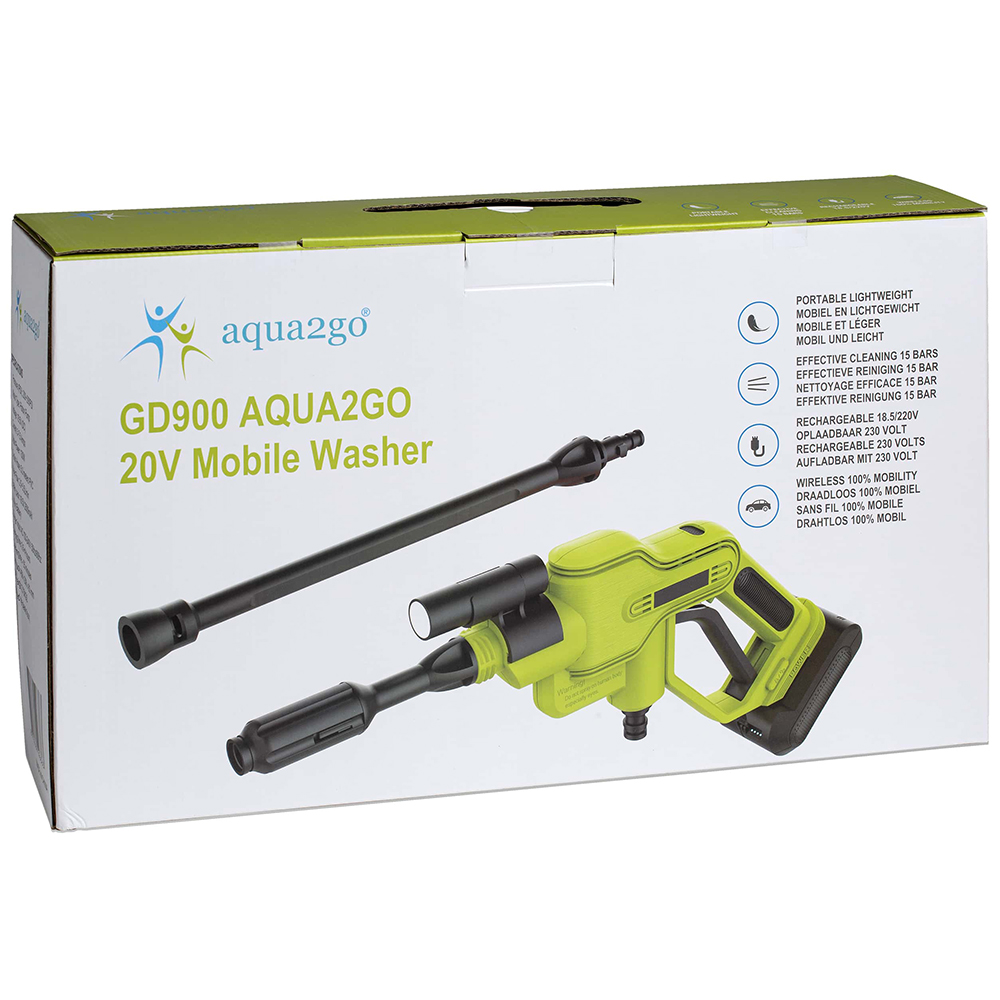 AQUA2GO - Pistolet nettoyeur haute pression H2OGUN