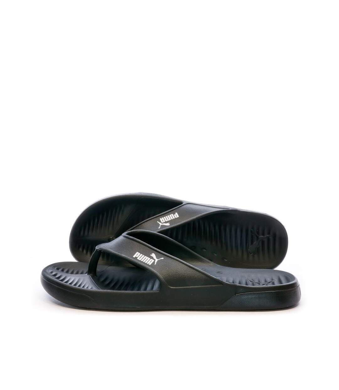 Claquettes Noires Homme Puma Aqua Flip