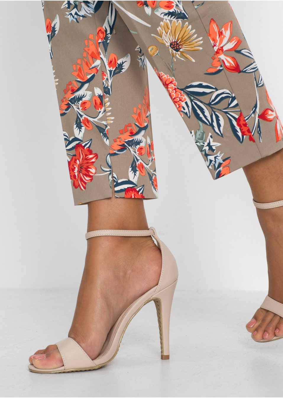 Pantalon extensible 7/8, imprimé