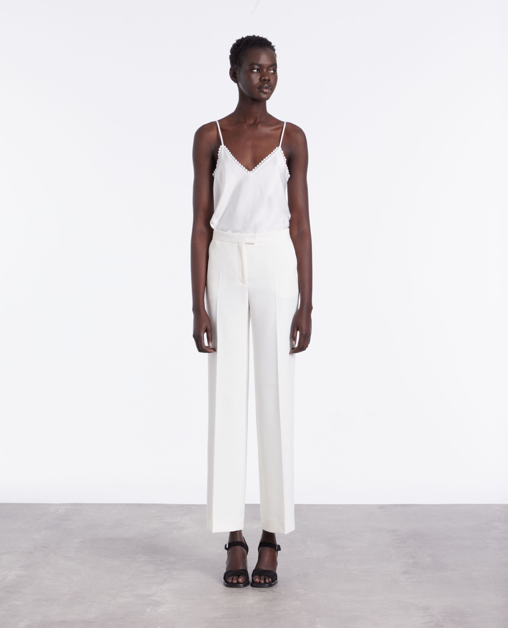 Pantalon de costume blanc