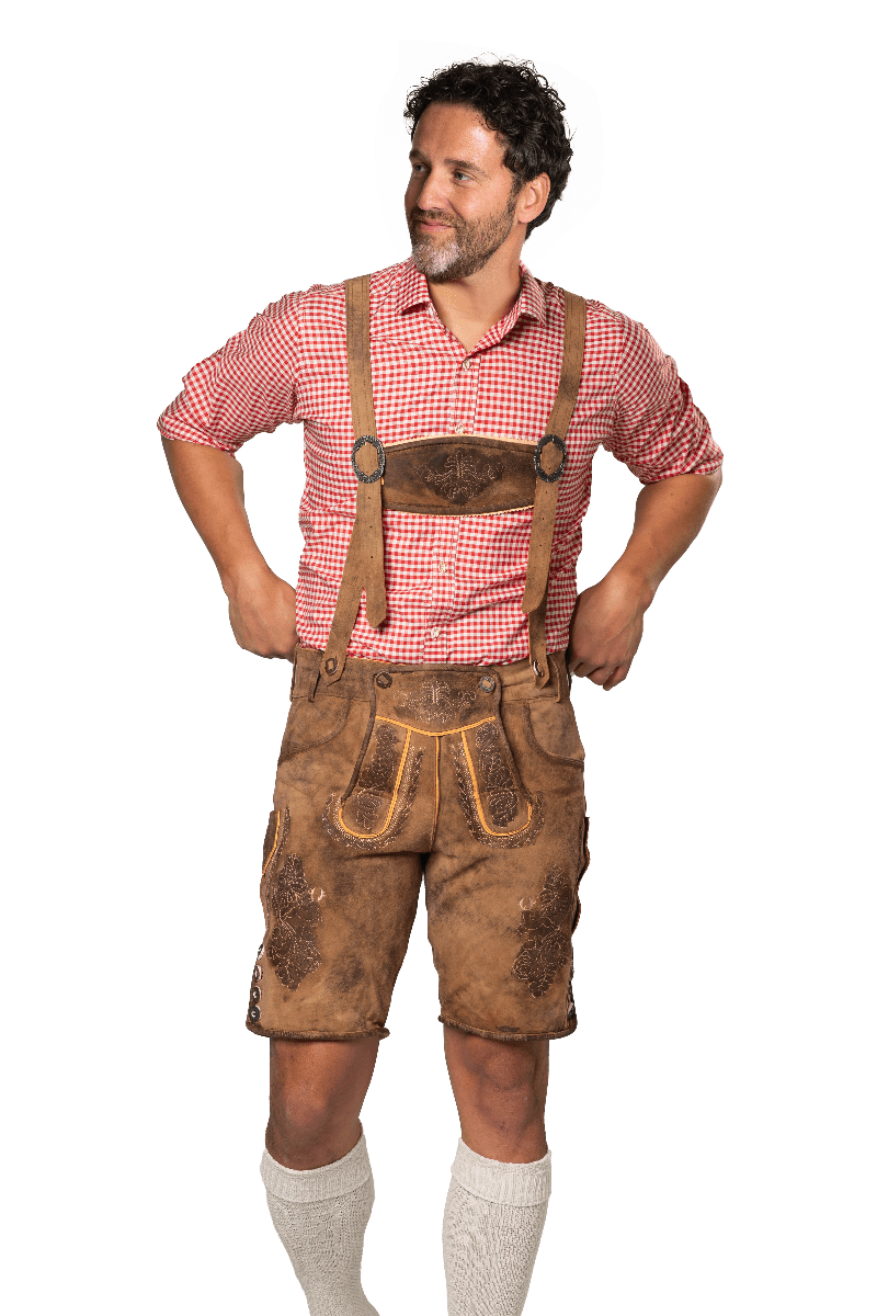 Lederhose Bruin Kort Lech